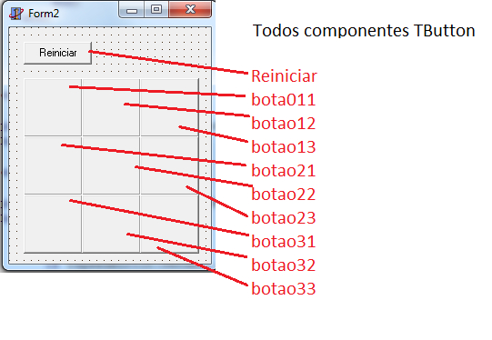 Jogo da velha - arduino